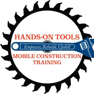 Hands-on Tools Mobile Construction Training Wrench and Saw Logo